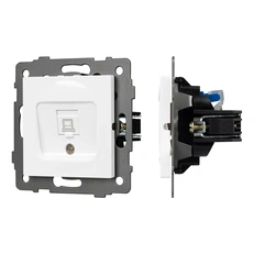 Изображение Компьютерная розетка RJ-45 Cat.6 Arlight APO, белый 049842