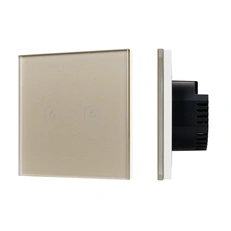 Изображение Выключатель сенсорный SWT-OMALI-S02-ZB-GD (250V, 10A, Zigbee) (Arlight, Стекло)